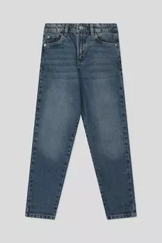 Джинсы с эффектом потертости зауженные OVS