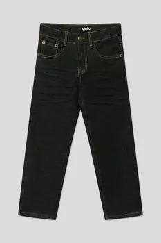 Джинсы с эффектом заломов Molo