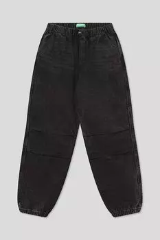 Джинсы с эластичными деталями Benetton