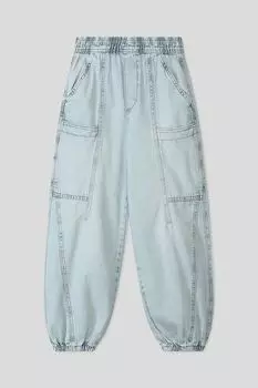 Джинсы с эластичными манжетами и карманами Republic of Denim