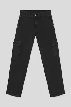 Джинсы с карманами прямого кроя Calvin Klein Jeans