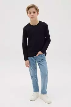 Джинсы с разрывом прямые Republic of Denim