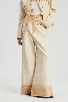 Джинсы с широкими брючинами Nume