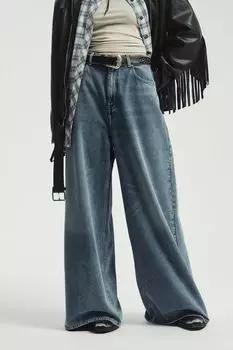 Джинсы с широкими брючинами Nume