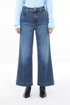 Джинсы с широкими штанинами Guess