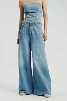 Джинсы с широкими штанинами Nume