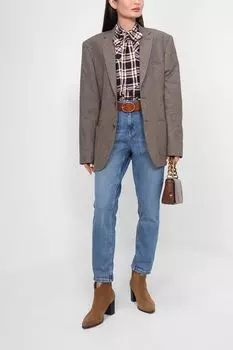 Джинсы с высокой посадкой PEPE JEANS