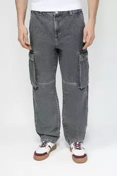 Джинсы широкого кроя с карманами GRAND & HILLS