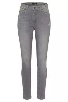 Джинсы скинни с эффектом потертости More&More