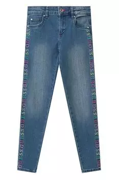 Джинсы скинни с вышивкой Guess