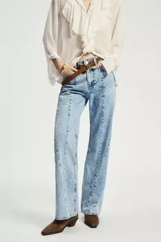 Джинсы со швами спереди Nume