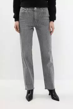 Джинсы со стразами Taifun