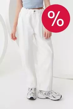 Джинсы свободного кроя на эластичном поясе Smena