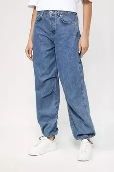 Джинсы свободного кроя с брючинами на кулиске HUGO