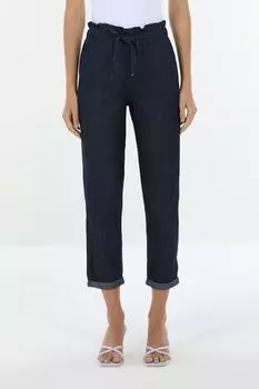 Джинсы укороченные на эластичном поясе OVS