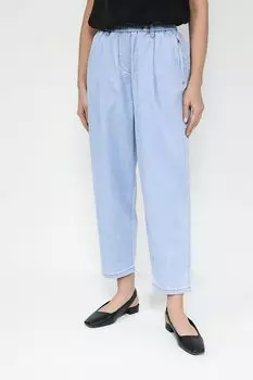 Джинсы укороченные на резинке Auranna