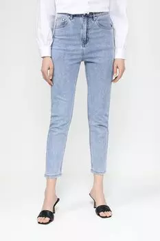 Джинсы укороченные зауженного кроя BELUCCI