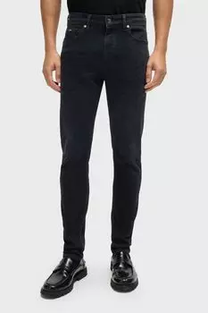 Джинсы зауженного кроя BOSS