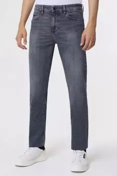 Джинсы зауженного кроя BOSS