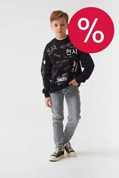 Джинсы зауженного кроя Smena