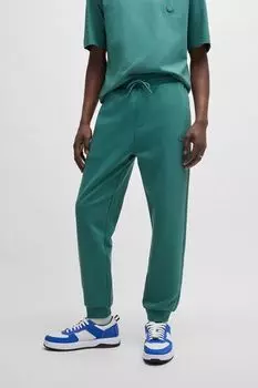 Джоггеры хлопковые на кулиске HUGO BLUE