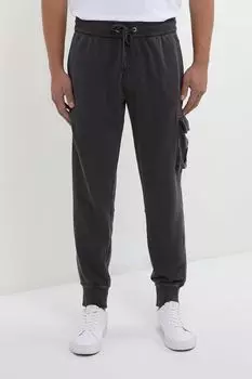 Джоггеры хлопковые на кулиске с карманами Calvin Klein Jeans
