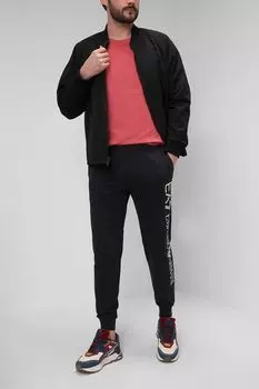 Джоггеры с логотипом бренда Ea7