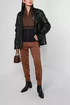 Джоггеры с металлизированной нитью Jijil