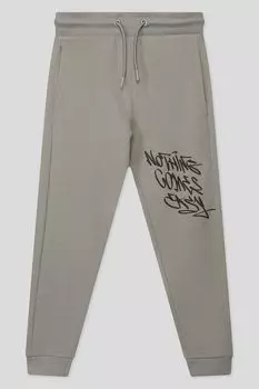 Джоггеры с текстовым принтом Reporter Young