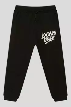 Джоггеры с текстовым принтом Reporter Young