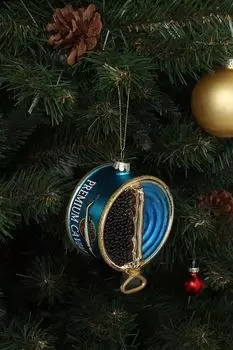 Елочная игрушка Икра черная Holiday Classics