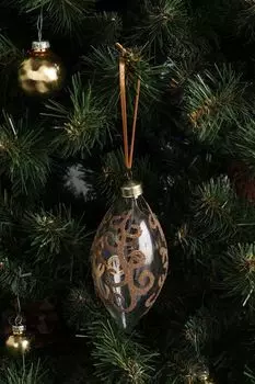 Елочная игрушка с декором Barocc COINCASA