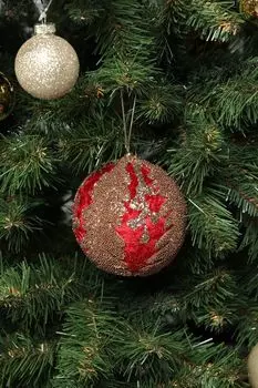 Елочная игрушка Шар Кракелюр Triumph Nord