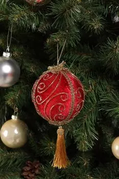 Елочная игрушка Шар с подвеской Triumph Nord