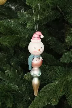 Елочная игрушка Снеговик-сосулька Holiday Classics