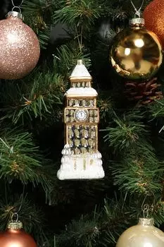 Елочная игрушка стеклянная Биг Бен Holiday Classics