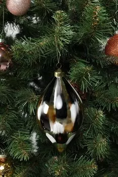 Елочная игрушка стеклянная COINCASA