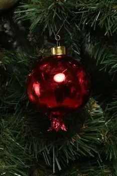 Елочная игрушка стеклянная EDG