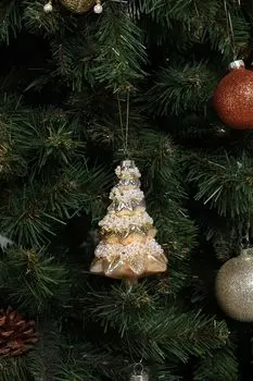 Елочная игрушка стеклянная Елка GOODWILL