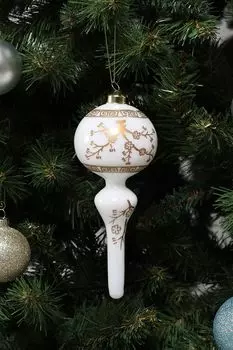 Елочная игрушка стеклянная GOODWILL