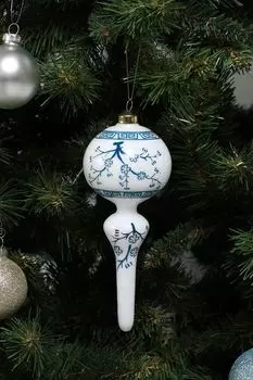 Елочная игрушка стеклянная GOODWILL