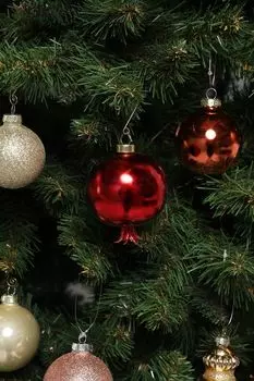 Елочная игрушка стеклянная Гранат красный Holiday Classics