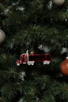 Елочная игрушка стеклянная Грузовик Kersten