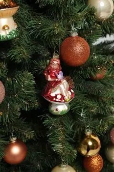 Елочная игрушка стеклянная Лесная нимфа Holiday Classics