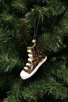 Елочная игрушка стеклянная Sneaker Kersten