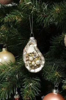 Елочная игрушка стеклянная Устрица Острова Океании Holiday Classics