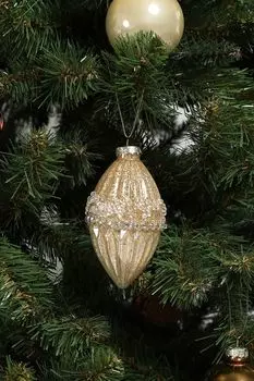 Елочная игрушка стеклянная в ассортименте GOODWILL