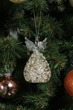 Елочная игрушка стеклянная в ассортименте GOODWILL