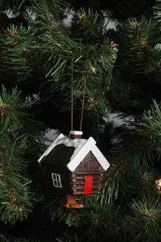 Елочное украшение Изба Подари мне крылья