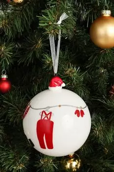 Елочный шар 10 см COINCASA